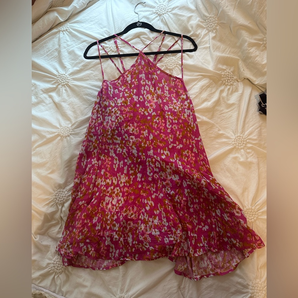 Anthropologie Flowy Patterned Dress